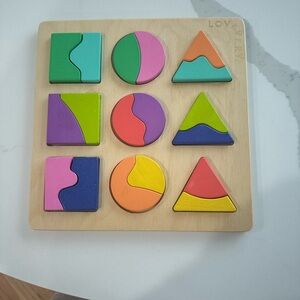 LovEvery Colorful Geometric Puzzle for Kids